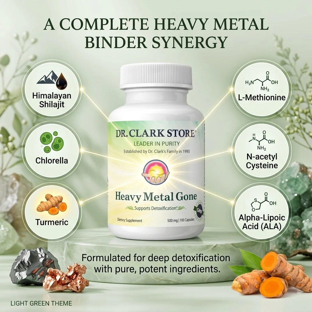 Heavy Metal Gone, 500 mg 100 capsules - Image 3